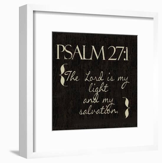 Psalm 27-1-Taylor Greene-Framed Art Print