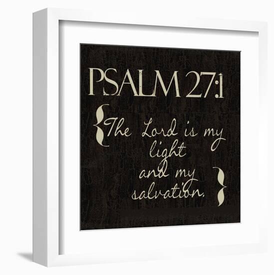 Psalm 27-1-Taylor Greene-Framed Art Print