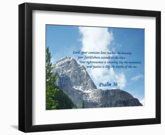 Psalm 36-Ruth Palmer 2-Framed Art Print