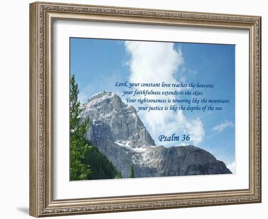 Psalm 36-Ruth Palmer 2-Framed Art Print