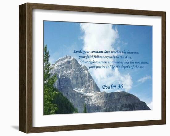 Psalm 36-Ruth Palmer 2-Framed Art Print