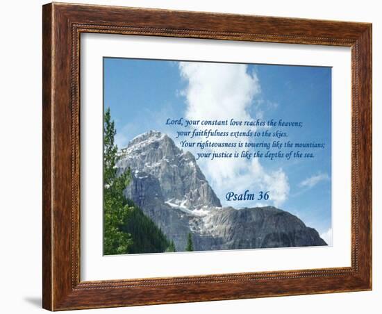 Psalm 36-Ruth Palmer 2-Framed Art Print