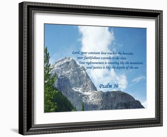 Psalm 36-Ruth Palmer 2-Framed Art Print