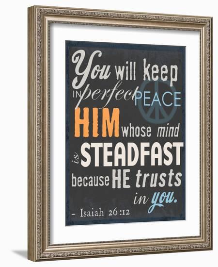 Psalm Saying II-null-Framed Giclee Print