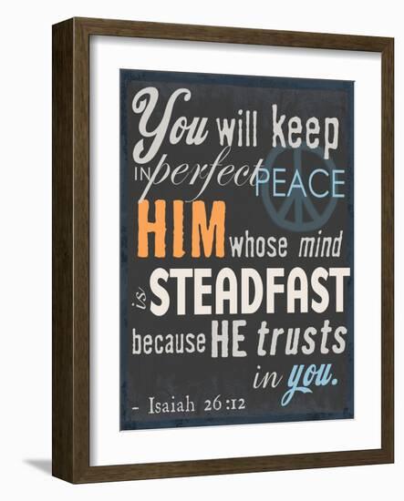 Psalm Saying II-null-Framed Giclee Print