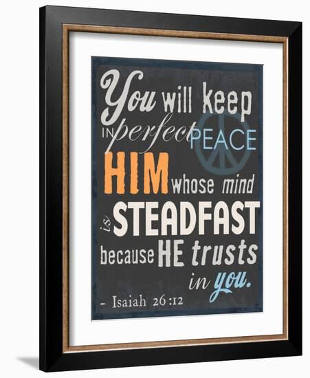 Psalm Saying II-null-Framed Giclee Print