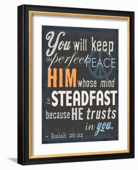 Psalm Saying II-null-Framed Giclee Print