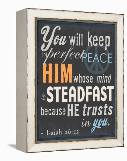 Psalm Saying II-null-Framed Premier Image Canvas