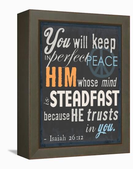 Psalm Saying II-null-Framed Premier Image Canvas