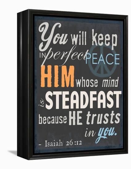 Psalm Saying II-null-Framed Premier Image Canvas