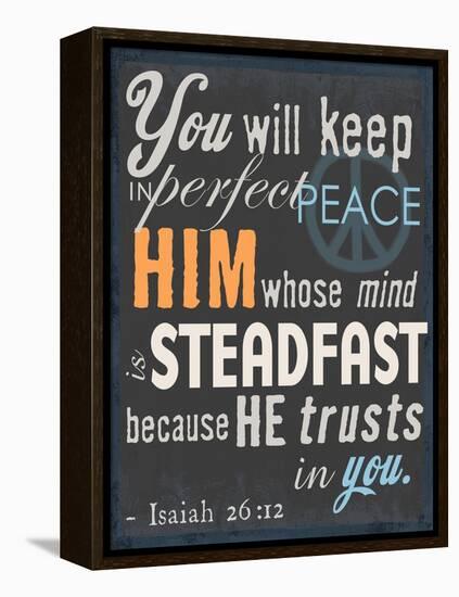 Psalm Saying II-null-Framed Premier Image Canvas