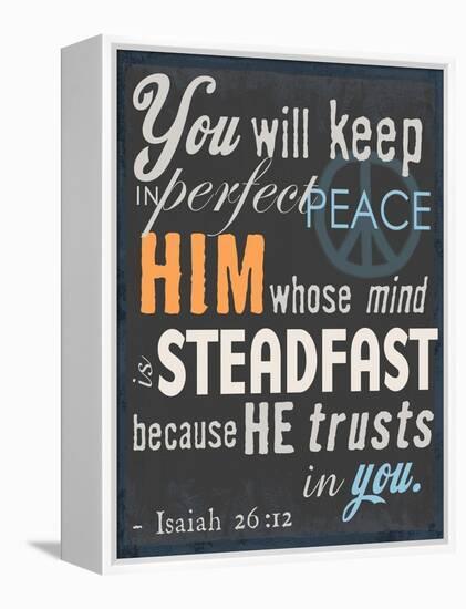 Psalm Saying II-null-Framed Premier Image Canvas