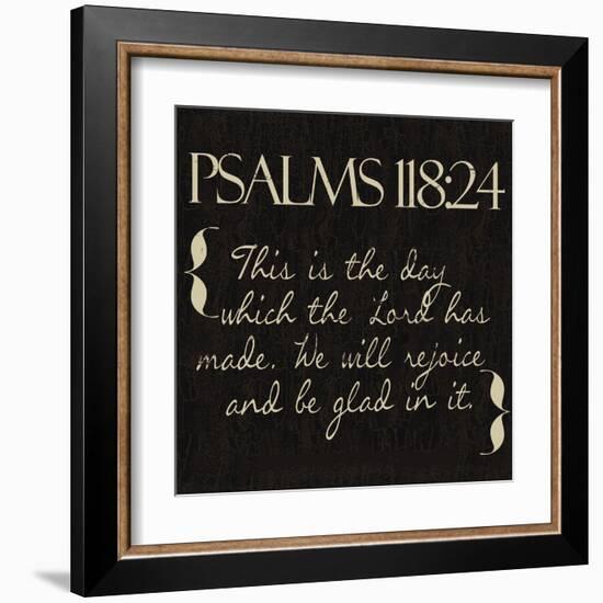 Psalms 118-24-Taylor Greene-Framed Art Print