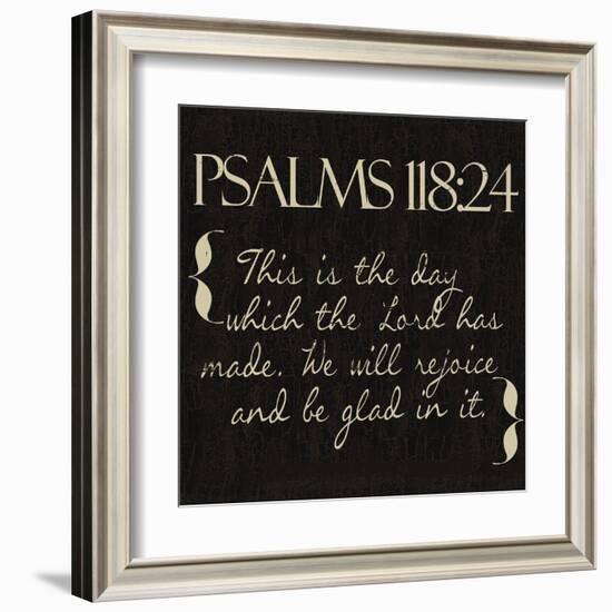 Psalms 118-24-Taylor Greene-Framed Art Print