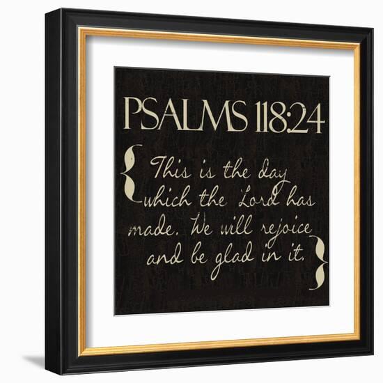 Psalms 118-24-Taylor Greene-Framed Art Print