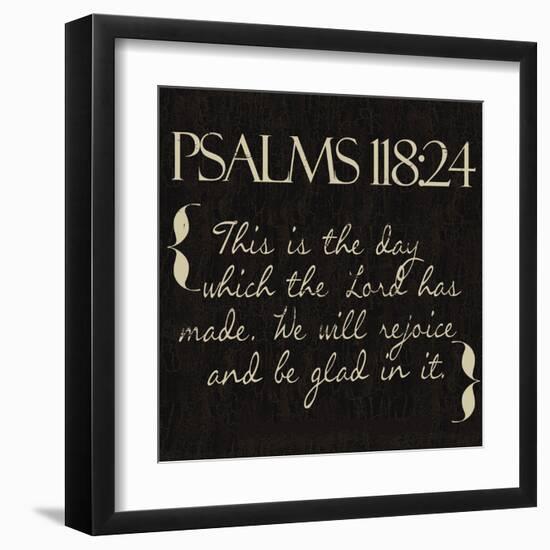 Psalms 118-24-Taylor Greene-Framed Art Print