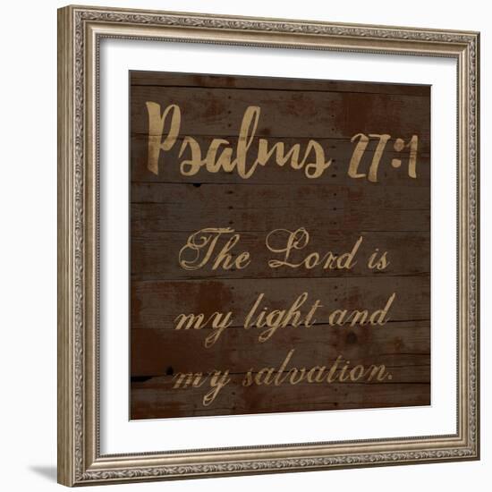 Psalms 27-1-Sheldon Lewis-Framed Art Print