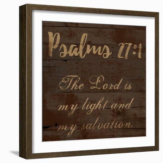 Psalms 27-1-Sheldon Lewis-Framed Art Print