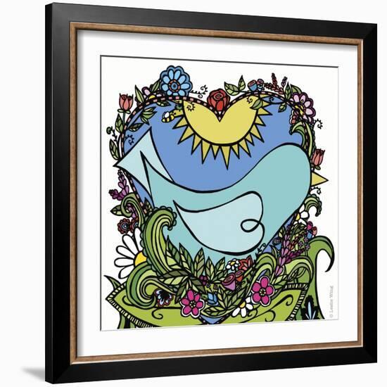 Psalms 30 12-Leslie Wing-Framed Giclee Print