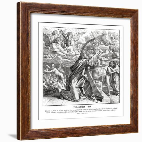 Psalms - plea-Julius Schnorr von Carolsfeld-Framed Giclee Print