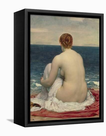 Psamanthe, 1880-Frederick Leighton-Framed Premier Image Canvas