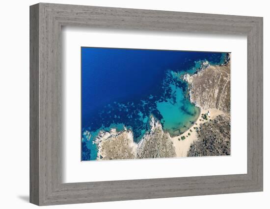 Psili Ammos Beach, Patmos, Greek Islands, Greece, Europe-Sakis Papadopoulos-Framed Photographic Print