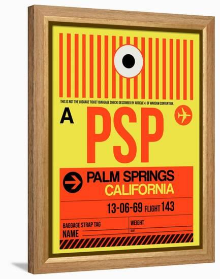 PSP Palm Springs Luggage Tag I-NaxArt-Framed Stretched Canvas