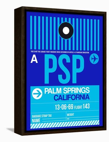 PSP Palm Springs Luggage Tag II-NaxArt-Framed Stretched Canvas