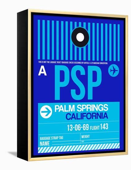 PSP Palm Springs Luggage Tag II-NaxArt-Framed Stretched Canvas