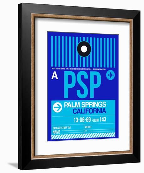 PSP Palm Springs Luggage Tag II-NaxArt-Framed Art Print