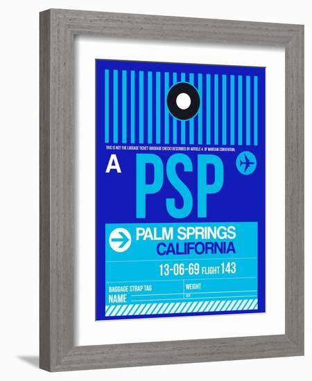 PSP Palm Springs Luggage Tag II-NaxArt-Framed Art Print