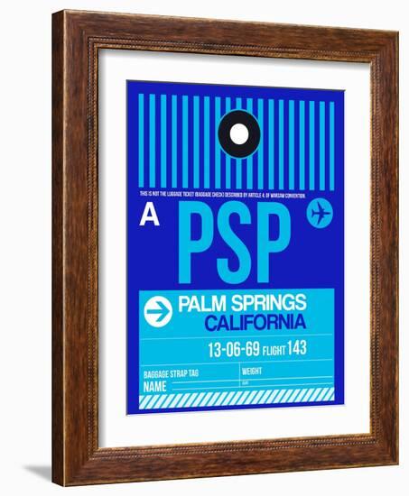 PSP Palm Springs Luggage Tag II-NaxArt-Framed Art Print