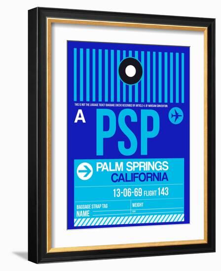 PSP Palm Springs Luggage Tag II-NaxArt-Framed Art Print