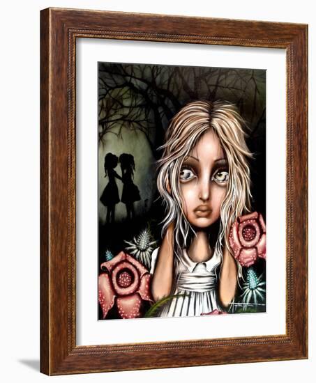 Pssst�-Angelina Wrona-Framed Art Print