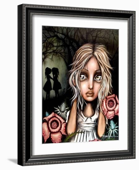 Pssst�-Angelina Wrona-Framed Art Print