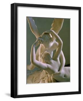 Psyche Brought to Life by Eros' Kiss, 1793-Antonio Canova-Framed Photographic Print