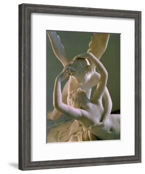 Psyche Brought to Life by Eros' Kiss, 1793-Antonio Canova-Framed Photographic Print