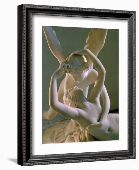 Psyche Brought to Life by Eros' Kiss, 1793-Antonio Canova-Framed Photographic Print