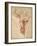 Psyche Carried by Mercury to Olympus (Chalk on Paper)-Giulio Romano-Framed Giclee Print