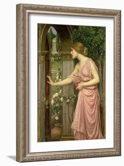 Psyche Entering Cupid's Garden, 1903-John William Waterhouse-Framed Giclee Print