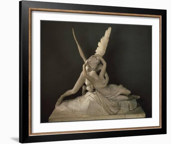 Psyche Ranimee par le Baiser de L'Amour-Antonio Canova-Framed Giclee Print