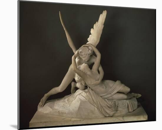 Psyche Ranimee par le Baiser de L'Amour-Antonio Canova-Mounted Giclee Print