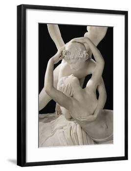 Psyché ranimée par le baiser de l'Amour-Antonio Canova-Framed Giclee Print