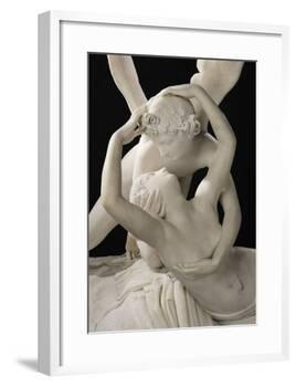 Psyché ranimée par le baiser de l'Amour-Antonio Canova-Framed Giclee Print