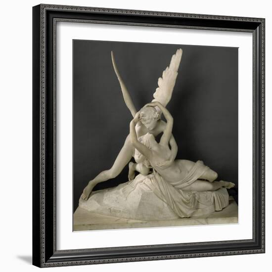 Psyché ranimée par le baiser de l'Amour-Antonio Canova-Framed Giclee Print