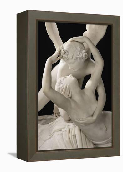 Psyché ranimée par le baiser de l'Amour-Antonio Canova-Framed Premier Image Canvas