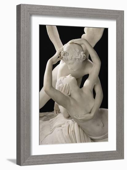 Psyché ranimée par le baiser de l'Amour-Antonio Canova-Framed Giclee Print
