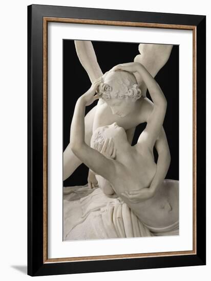 Psyché ranimée par le baiser de l'Amour-Antonio Canova-Framed Giclee Print