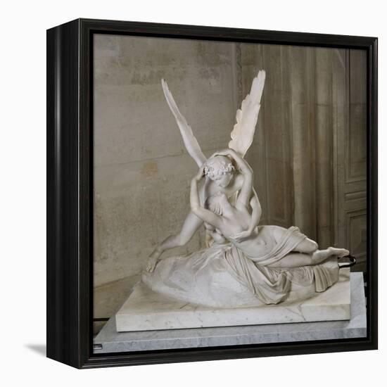 Psyché ranimée par le baiser de l'Amour-Antonio Canova-Framed Premier Image Canvas