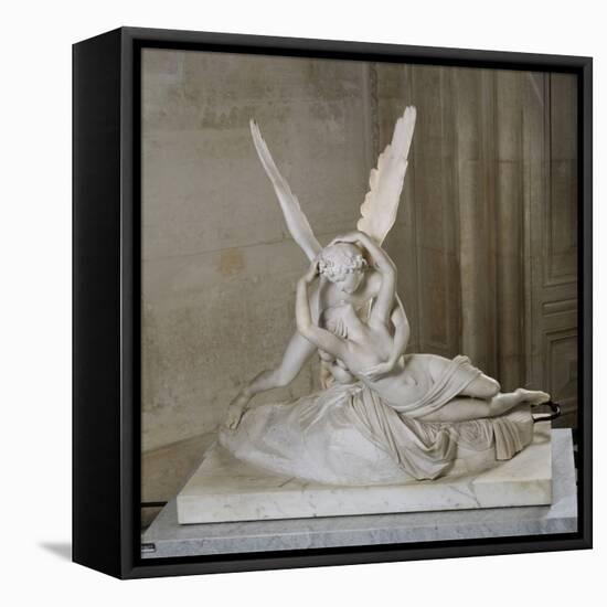 Psyché ranimée par le baiser de l'Amour-Antonio Canova-Framed Premier Image Canvas